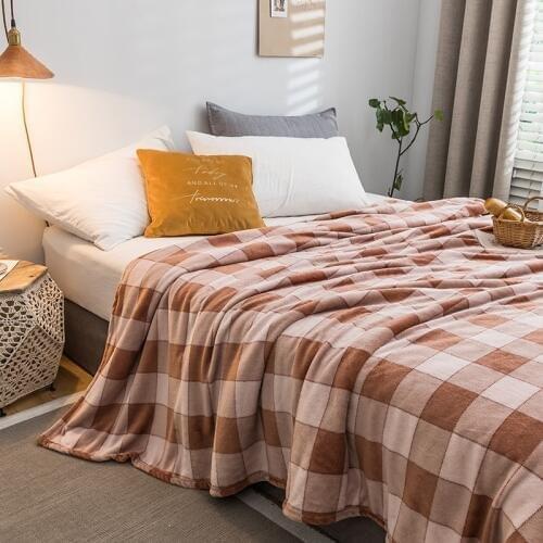 CANIRICA 24styles Blanket Fleece Blankets And Throws Sofa Children Bedspread Plush Cover Solid Color Warm Travel Sofa Bed Cover