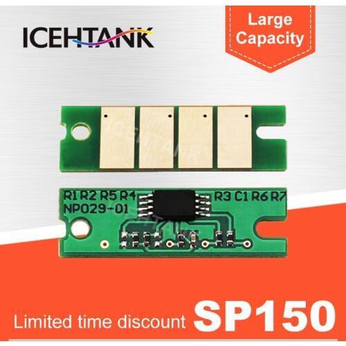 ICEHTANK 1500 sp 150he Toner cartridge chip for Ricoh sp 150 150SU 150w 150SUw SP150 SP150su sp150w sp150suw Powder Refill Chips