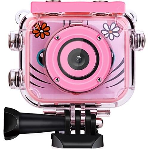 Kids Digital Video Camera Action Sports Camera 1080P 12MP Waterproof 30M Christmas Gift New Year Present for Children Boys Girls