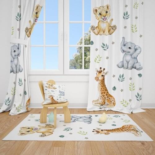 CuteTinyTr Curtains In The Bedroom On The Window