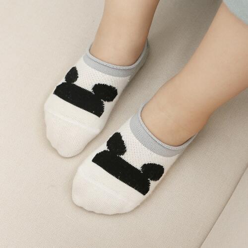 Children socks 2017summer fashion 5 pairs / lot cotton breathable mesh socks cute pattern 2 - 11 years boys socks kids socks