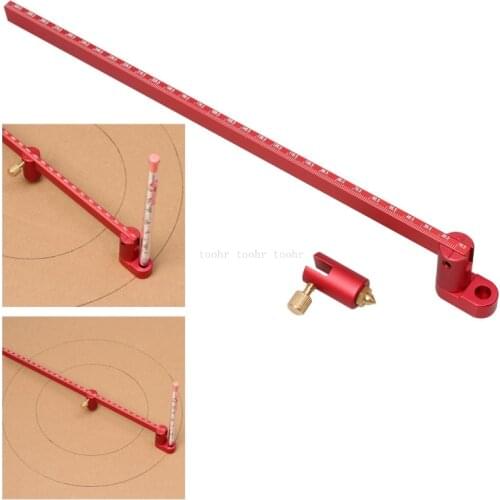 316.5mm Woodworking Scribe straight line scribe Circle marking Gauge Ruler Center Finder ruler for Woodturners Bowls Lathe Work
