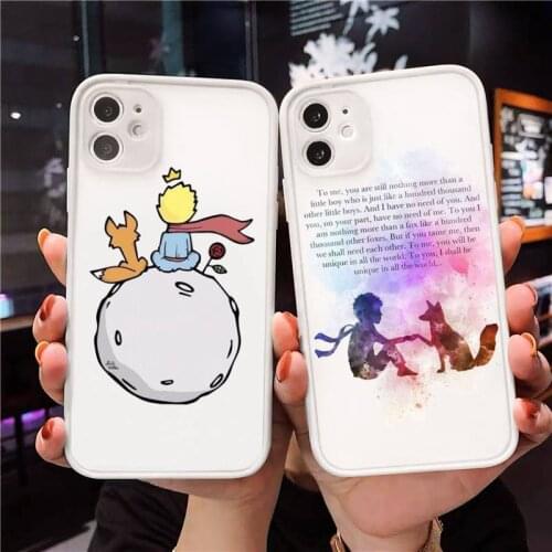 Little Prince Phone Case Matte For iPhone 12 Mini 11 Pro XR XS Max 7 8 Plus X Hard PC Back Cover