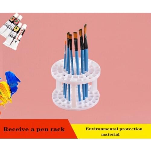 PS Environmental Protection Material Multifunctional Plastic Round Pen Holder Multifunctional Storage Pen Holder