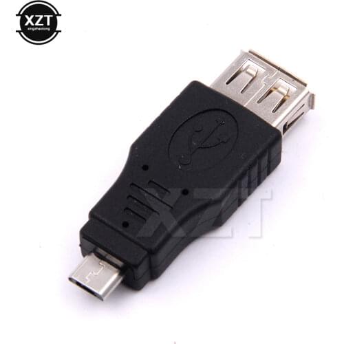10pcs/lot Micro usb a male to female usb conversion connection plug v8 mother revolution of usb otg adapter mike 5p interface