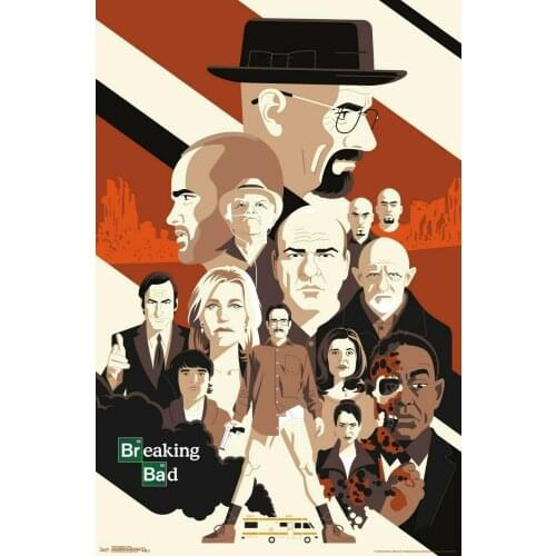 BREAKING BAD TV Art Film Print Silk Poster Home Wall Decor 24x36inch