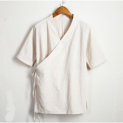 Chinese shirt bouse men traditional chinese clothing for men male Chinese mandarin collar shirt kung fu outfit tops TA283