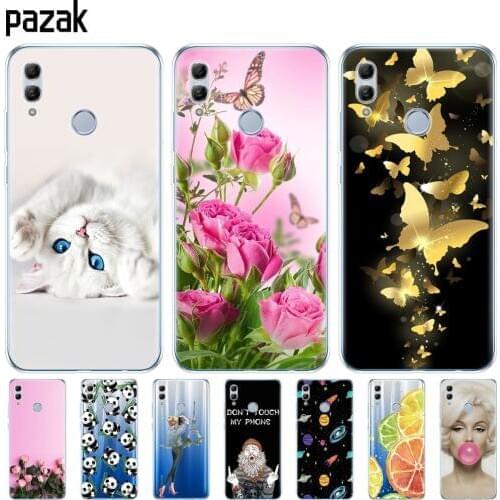 Silicone case for huawei honor 10 lite case 6.21 inch soft tpu back cover phone for honor 10 lite Coque bumper Etui protective