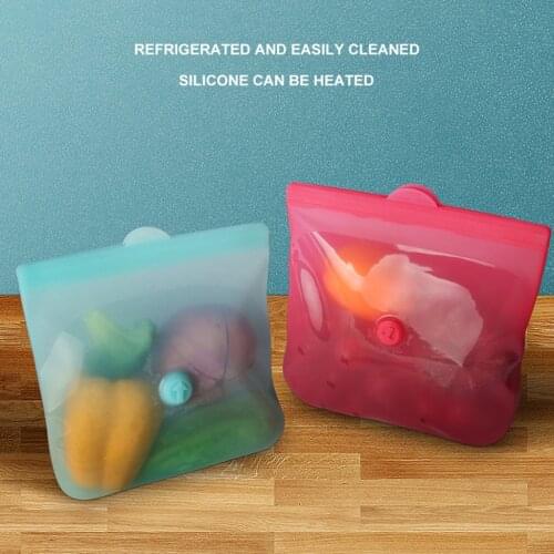 Thicken Silicone Food Storage Bags for Sandwich Snack Cereal Fresh Wrap