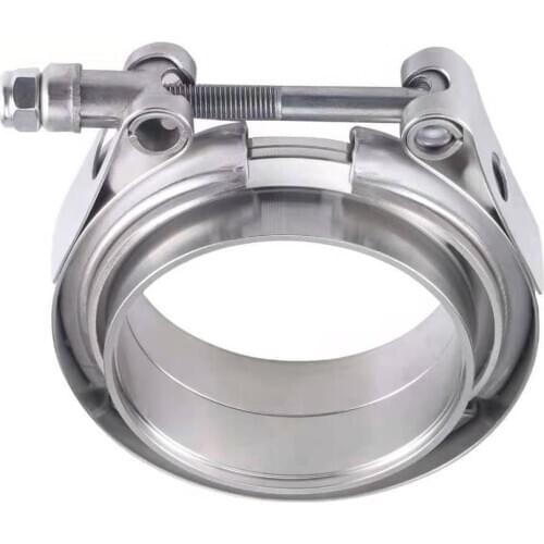 Stainless steel 1.75 inch V band clamp kit