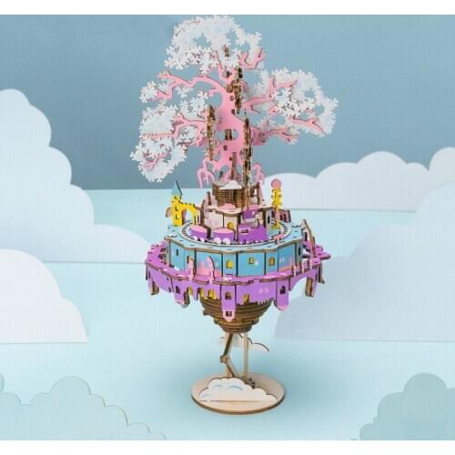 Wifey Diy Music Box Music Box Handmade Birthday Gift Female Wooden Puzzle Creative Decoration Toy WY804