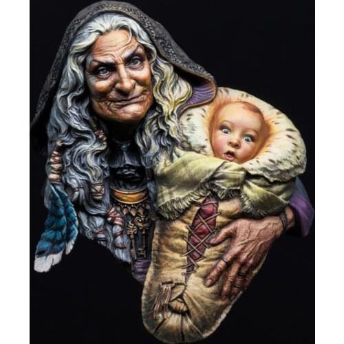 1/10 Lady of Avalon, Resin Model Bust GK, Unassembled and unpainted kit