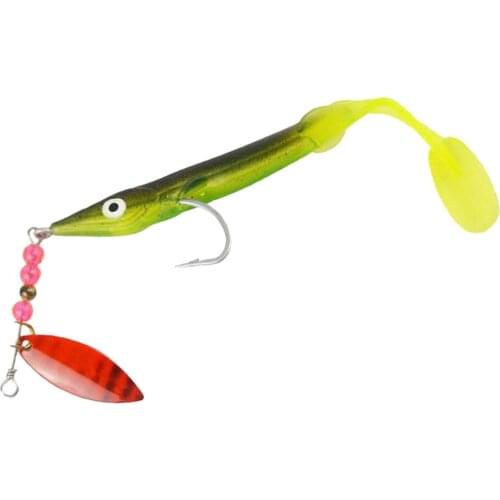 1 Piece T Tail Fish Lure Soft Fishing Lure Fishing Bait 18 cm/7.1 inch Lifelike Swimming Actions