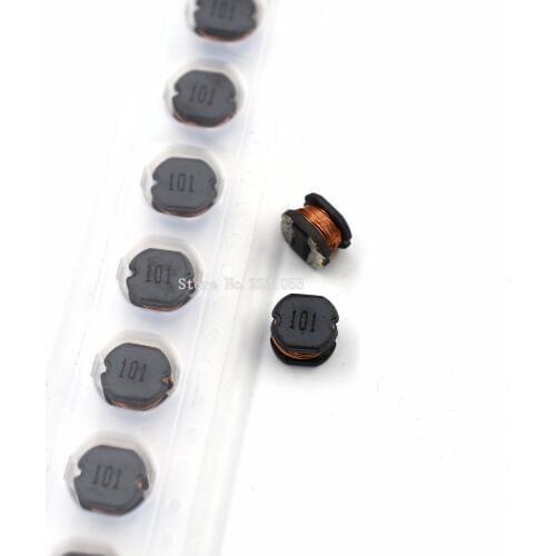 10PCS/LOT 100uH 100UH 101 SMD Power Inductor CD75 Inductors 7.8*7*5mm SMD Inductance