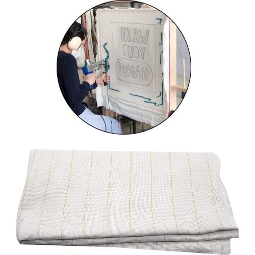 2.1x1m Monk Cloth Tufting Cloth with Marked Lines Needlework Fabric, 82.6x39inch DIY
