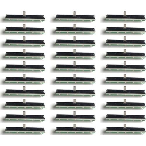 30pcs 10KD fader for Behringer 7.5CM 75MM treasure bag mixer Soundcraft FOLIO-4 B50KX2 2-channel double potentiometer B50K + cap