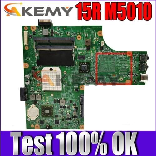 Akemy Laptop Motherboard For Dell Inspiron 15R M5010 Main Board CN-0YP9NP 0YP9NP YP9NP 48.4HH06.011 HD4200 DDR3 Free CPU
