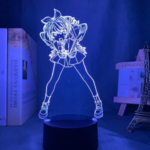 Acrylic 3d Lamp Anime Rent A Girlfriend Ruka Sarashina Light for Room Decor Colorful Nightlight Table Lamp Kanojo Okarishimasu