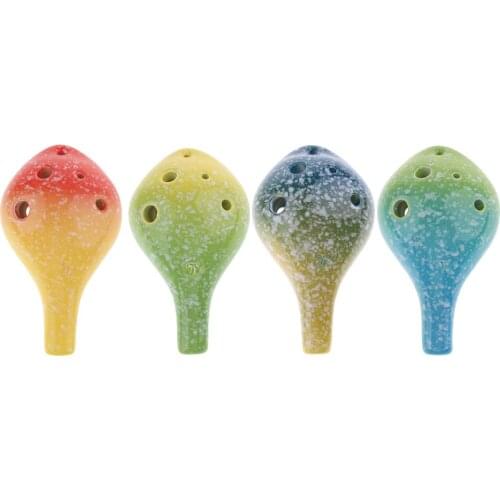 Alto Ocarina 6 Holes Ocarina C Key Tone Crafts Musical Instrument Gift