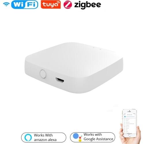 Tuya Zigbee Bridge Smart Home Zigbee Gateway Hub Smartes Life APP Wireless Remote Controller Works With Alexa Google Home