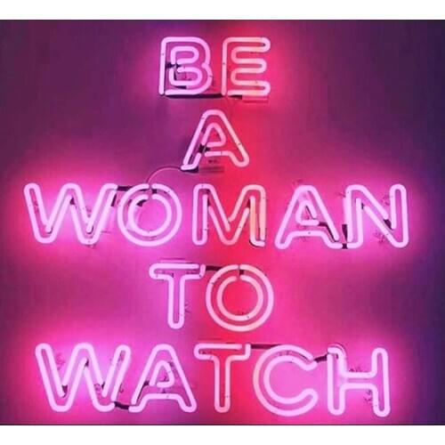 Decorative Light Be A Woman To Watch Neon Bulb Light Club Hotel Display Restaurant Enseigne Lumineuse Decorate Room glass TUBE