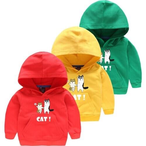 Kids hoodies cartoon spring baby boys tops long sleeve t shirt Shirts Child Clothes Autumn Children pullover street costume