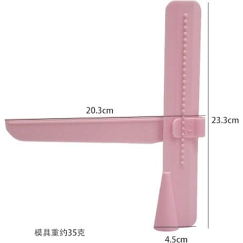 DIY height adjustment cake spatula fondant cream cake plastic cream comb smoother tool