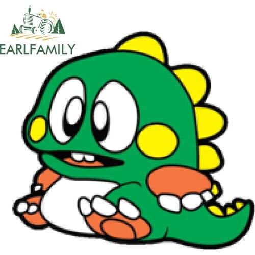 EARLFAMILY 13cm x 11.9cm for Bubble Bobble Decal Cartoon Decor Car Sticker Waterproof Car Assessoires Laptop Graffiti Graphics