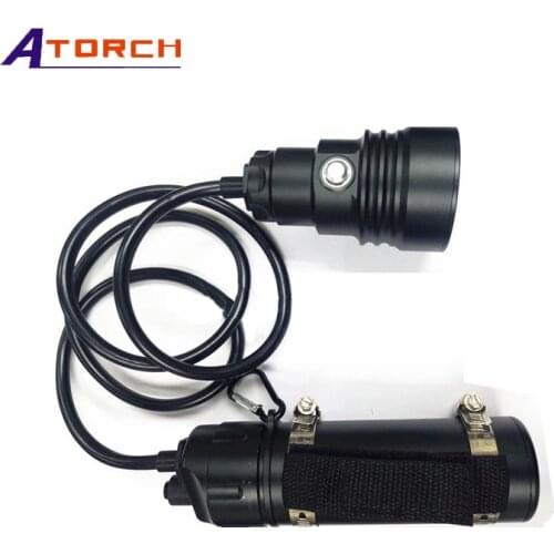 Factory D02 Canister diving flashlight XHP70 diving torch