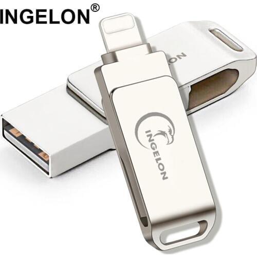 Ingelon USB 3.0 Pendrive 16gb 32 gb 256GB 128 GB Flash Drive 64 gb Pen Drive Personalizado for iphone Custom usb iphone Memoria