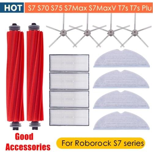 Main Brush Side Brush Filters Mop Cloth for Xiaomi Mijia 1C STYTJ01ZHM Robot Vacuum cleaner parts Accessories