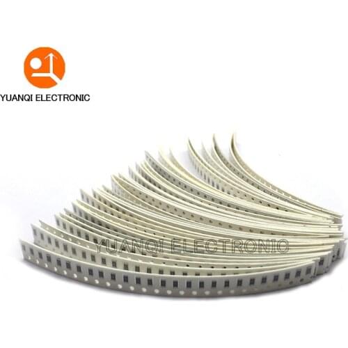 1206 1% SMD Resistor Kit 1/4W 0R-10M 170valuesX50pcs=8500pcs Chip Resistor Assorted Samples kit 0R~10M