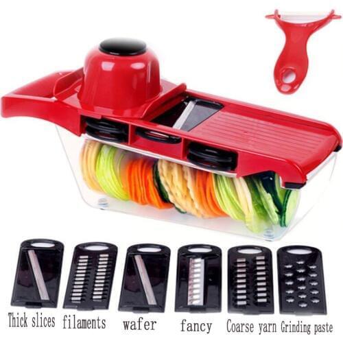 Kitchen Vegetable Slicer Grater Mandoline Peeler Cutter Multi-function Carrot Onion Fruit Tools Kitchen Accessories Cooking