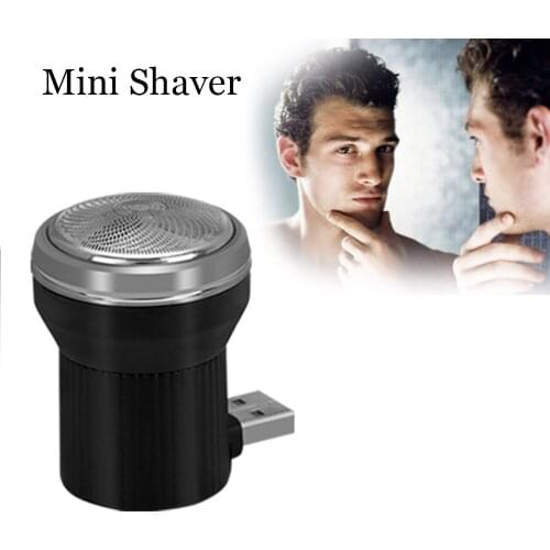 Mini Shaver Car-mounted Shaver Mobile Shaver USB Electric Beards Trimmer for Men Rechargeable Shaver