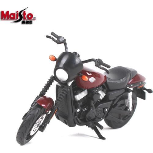 Maisto 1:18 2015 Street 750 original authorized simulation alloy motorcycle model toy car Collecting