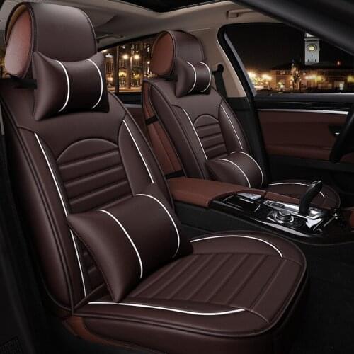2021 New PU Leather Car Seat Covers For Honda Accord CRV XRV Stylish Water-Proof Protector cushion Interior decoration cover