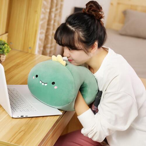New 30cm Kawaii Plush Dinosaur frog Pillow Toys Stuffed Plush dog Penguin Hand Warmer Baby Doll Toys Birthday Gifts for Kids