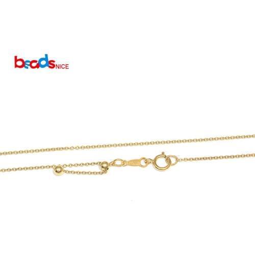 Beadsnice ID40120smt2 O-chain Finding Gold Filled Chain Necklace for Women Jewelry Component Supply