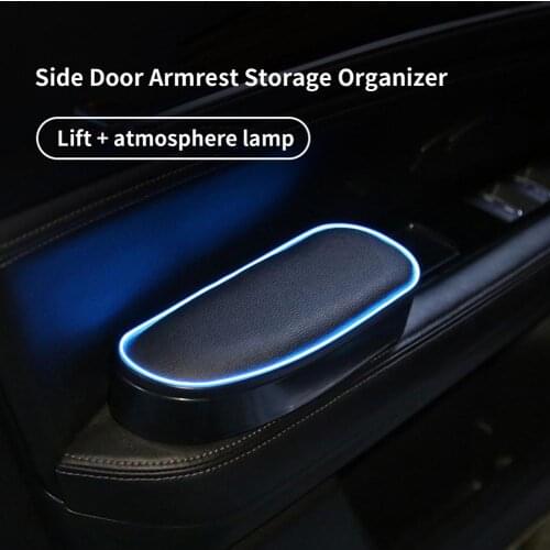 Storage Functional Armrests Car Door Elbow Rest Universal Sde Door Armrest Storage Organizer Interior Parts Arm Elbow Support A