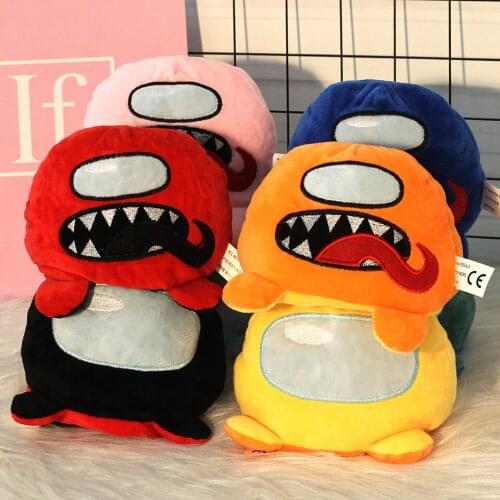 Flip two-sided Plush Stuffed Doll Toy Different Sides To Show Different Moods Soft Simulation Plush Toys