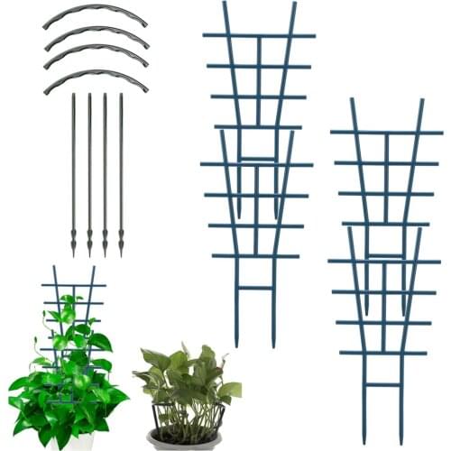 Trellis Garden Plant Support Flowers Stand Rings Vegetables Supporting Anti-fall Portable Bracket Helpful Convenient Climbing
