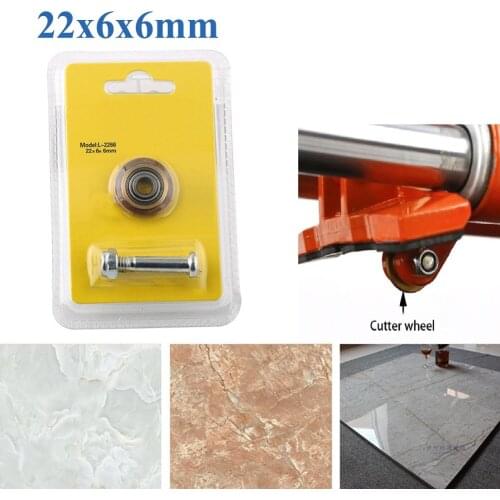 Tungsten Carbide Bearing Tile Ceramic Cutting Wheel Cutter Spare 22*6*6mm For All Kinds Of Glazed Tiles, Anti-skid Tiles, Etc