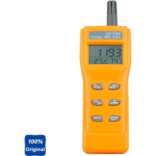 Handheld Indoor Air Quality Meter CO2 Tester TEMP. Test RH Monitor AZ-7755