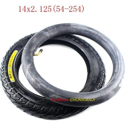 Lightning shipment 14 X 2.125 / 54-254 Tire fits Many Gas Electric Scooters and e-Bike 14*2.125 gas scooter