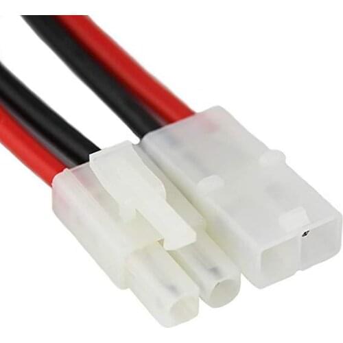 50pair Tamiya Cable Male Female Connector 10CM 15CM 20CM 14AWG Silicone Wire for RC Lipo Battery
