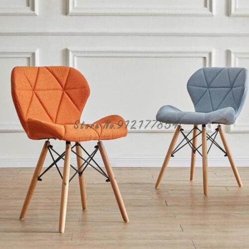 Nordic dining chair bedroom home leisure simple stool negotiation reception dormitory desk chair makeup nail stool