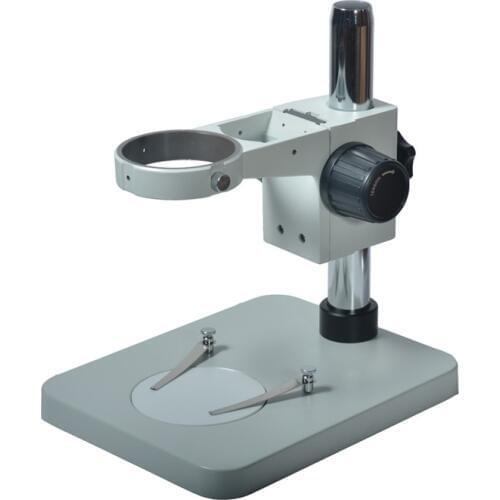 Hayear Professional Stereo Microscope Bracket Stand Holder Universal Microscope Metal Table Base with 76mm Adjustable Focus Arm