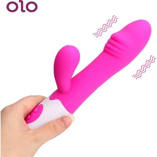 OLO Big Size Dildo Vibrators Dual Motor Vibration Sex Products G-spot Massager Sex Toys for Women Clitoris Stimulator