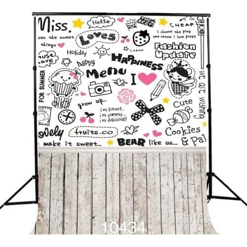 Vinyl Photographic Background Customized Cartoon Wall For Wedding Party Candy Birthday Toy Backdrops Photo Shoot Booth Studio
