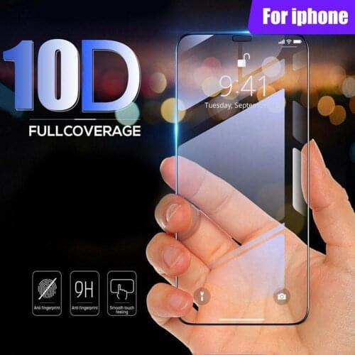 1/2/3Pcs 10D Curved Full Tempered Glass Screen Protector for iPhone X XS XR Mobile Phone Accessories